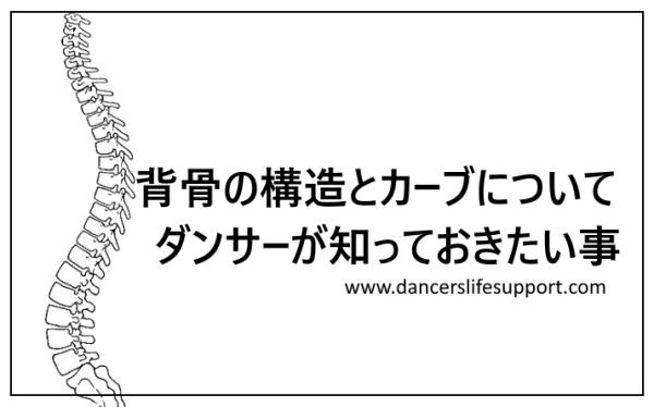 Read more about the article 背骨の構造とカーブについてダンサーが知っておきたい事