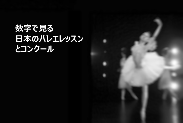 Read more about the article 数字で見る日本のバレエレッスンとコンクール