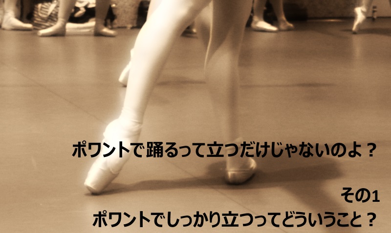 Read more about the article ポワントで踊るって立つだけじゃないのよ？その１